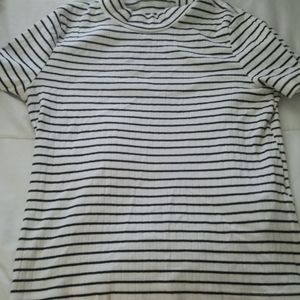 Black and white striped shirt